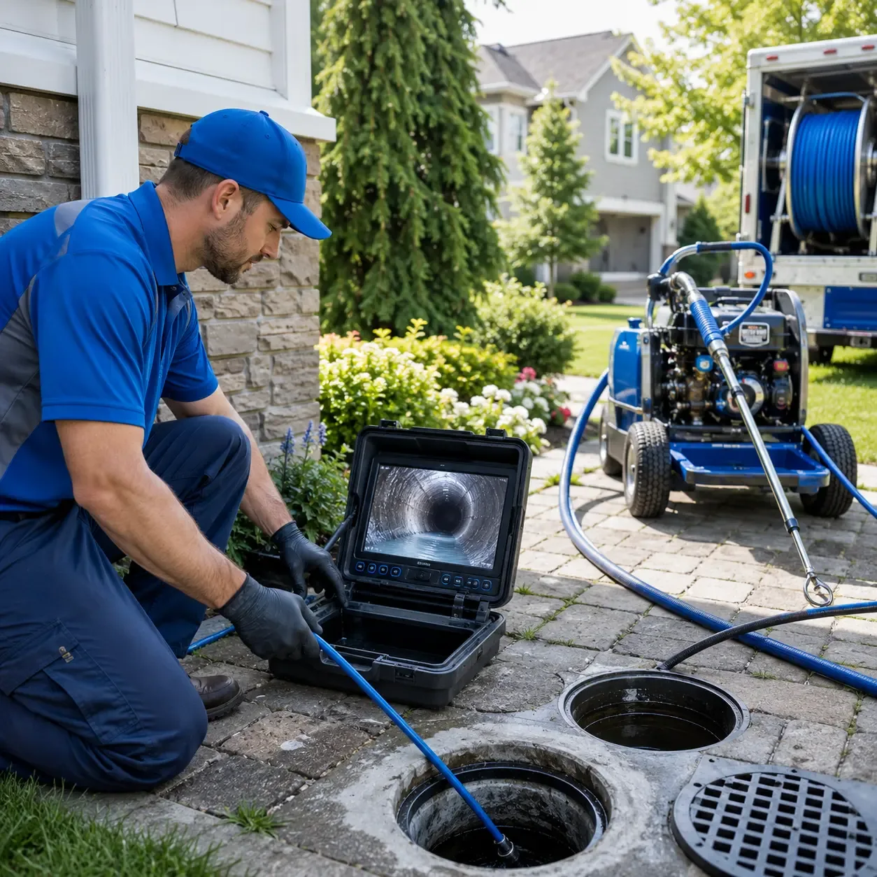 Outdoor drain cleaning professionals serving La Center, KY